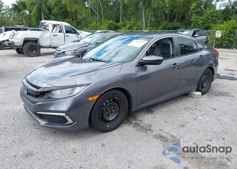 2019 Honda Civic Lx z USA, uszkodzony, nr VIN 19XFC2F66KE041462